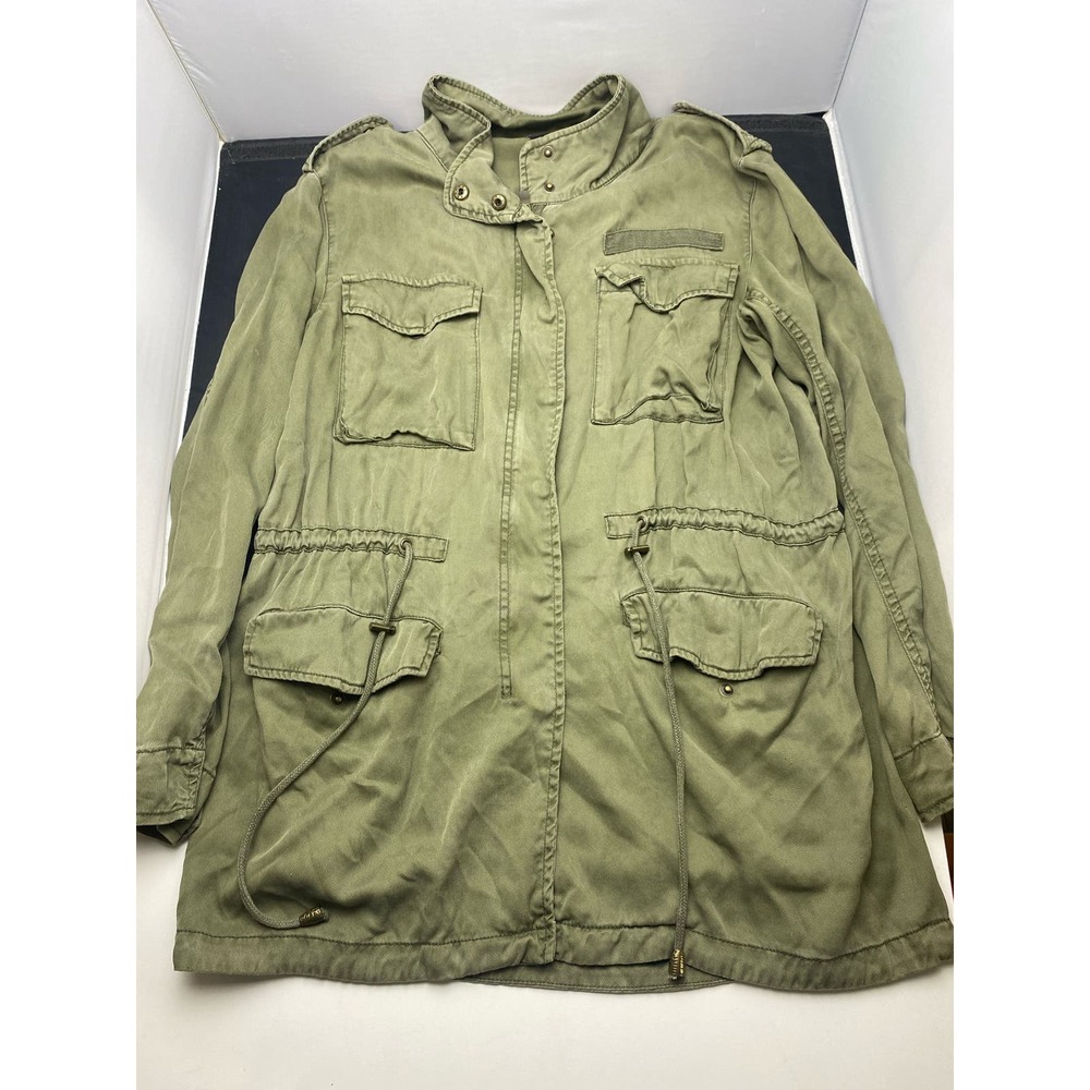 Buffalo David Bitton Khaki Green Jacket Women’s Medium Coat/Jacket